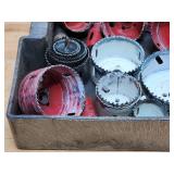 Large Assortment of Hole Saws