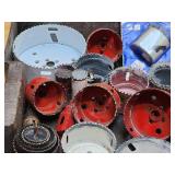 Large Assortment of Hole Saws