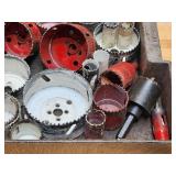 Large Assortment of Hole Saws