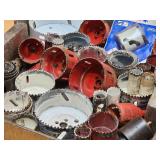 Large Assortment of Hole Saws
