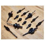 Large Assortment of Hole Saws