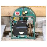 Rol-Air 1-1/2 Hp Pancake Air Compressor with Hose on a Rolling Base