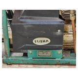 Rol-Air 1-1/2 Hp Pancake Air Compressor with Hose on a Rolling Base