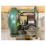 Rol-Air 1-1/2 Hp Pancake Air Compressor with Hose on a Rolling Base