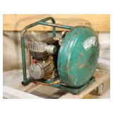 Rol-Air 1-1/2 Hp Pancake Air Compressor with Hose on a Rolling Base