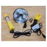 (3) Assorted Electric Garage Lights