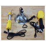 (3) Assorted Electric Garage Lights