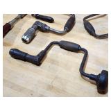 Assorted Vintage Hand Drills