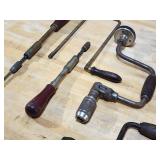 Assorted Vintage Hand Drills