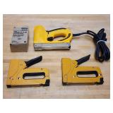 (1) Arrow Electris Staple Gun & (2) Bostitch Staple Guns