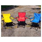 (3) Campfire Chairs