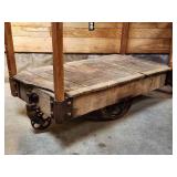 Vintage Wooden Dock Cart