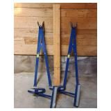 Trojan Collapsable Sawhorse with Board Feeder Rollers