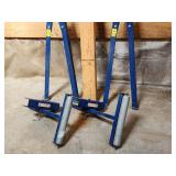 Trojan Collapsable Sawhorse with Board Feeder Rollers