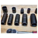 Standard Impact Sockets with Ratchet