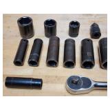 Standard Impact Sockets with Ratchet