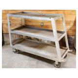 Rolling Aluminum Shop Cart