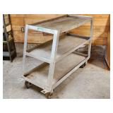 Rolling Aluminum Shop Cart