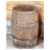 Vintage Wooden Barrel