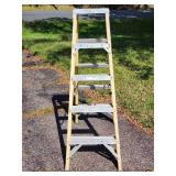 Yellow Werner 5 ft Fiberglass Ladder