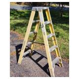 Yellow Werner 5 ft Fiberglass Ladder