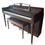 Vintage Gulbransen Upright Piano with Bench