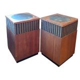 LR - Pair of Vintage Harman-Kardon HK-50 Omnidirectional Loudspeaker Systems