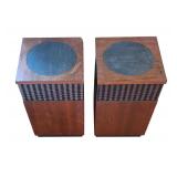 LR - Pair of Vintage Harman-Kardon HK-50 Omnidirectional Loudspeaker Systems