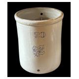 LR - Vintage Western Stoneware 20 Gallon Crock