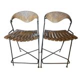 K - Set of 5 Vintage Arthur Umanoff Barstools