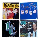 R - Collection of 8 Vinyl Record Albums Including Billy Joel, Bruce Hornsby, The Human League and More