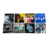 R - Collection of 8 Vinyl Record Albums Including Billy Joel, Bruce Hornsby, The Human League and More