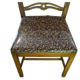 Vintage Dining Table with 5 Chairs and Leaves