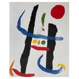 U - Joan Miro Print from the Congress-Lessing J. Rosenwald Collection