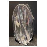 L - Vennes Le Chatel France Crystal Vase