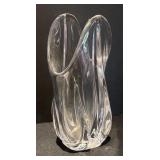 L - Vennes Le Chatel France Crystal Vase