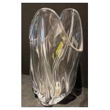 L - Vennes Le Chatel France Crystal Vase