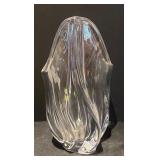 L - Vennes Le Chatel France Crystal Vase
