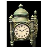 L - Vintage Quoizel Marshall Fields Clock Lamp