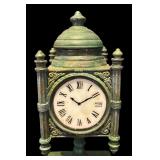 L - Vintage Quoizel Marshall Fields Clock Lamp