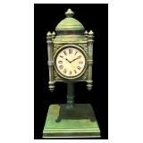 L - Vintage Quoizel Marshall Fields Clock Lamp