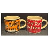 L - Set of 6 Yester Year by Westwood Coffee Advertising Mugs
