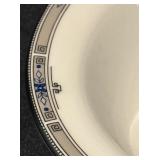 K - Vintage Wedgwood Amherst Bone China Serving Set with Platters, Bowls, Sugar and Creamer