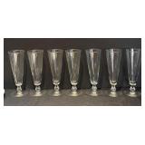 L - Vintage Tall Clear Glass Stemware