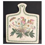 L - Portmeirion The Botanic Garden Ceramic Tableware Set with Pitcher, Platter, Salt & Pepper Shakers, and Cutting Board