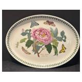 L - Portmeirion The Botanic Garden Ceramic Tableware Set with Pitcher, Platter, Salt & Pepper Shakers, and Cutting Board