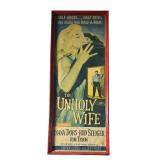K - Vintage The Unholy Wife Promotional Movie Poster