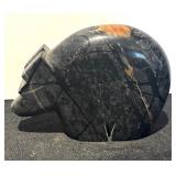 L - Pair of Stone Animal Carvings
