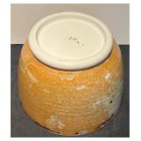 L - Handcrafted Pottery Bowl with Earth Tone Glaze
