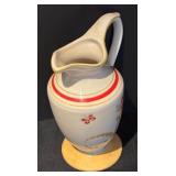 K - Waterford Great Room Formosa Ceramic Pitcher with Floral Design